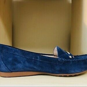 Kate Spade Blue Suede Loafera